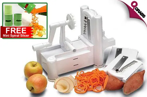 From QR69, Slice Away with a Multifunction Kitchen Cutting Tool with FREE Mini Spiral Slicer! (Up to QR220 Value)